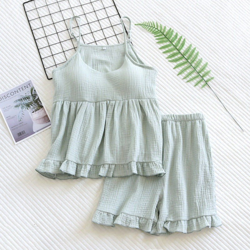 Summer Wear Loungewear With Chest Pad For Women-Original Pajamas