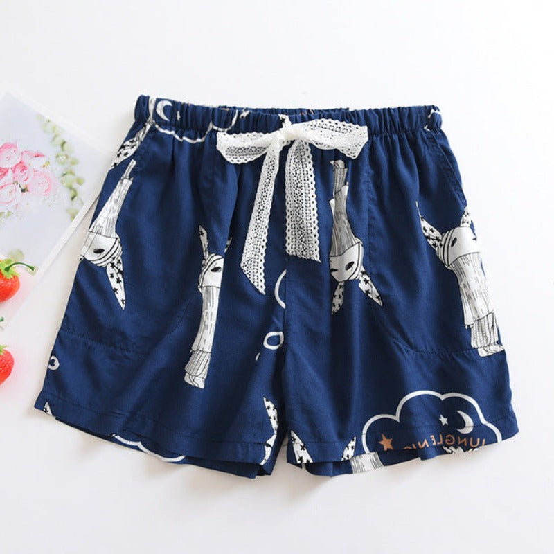 New Cotton Viscose Shorts For Women-Original Pajamas