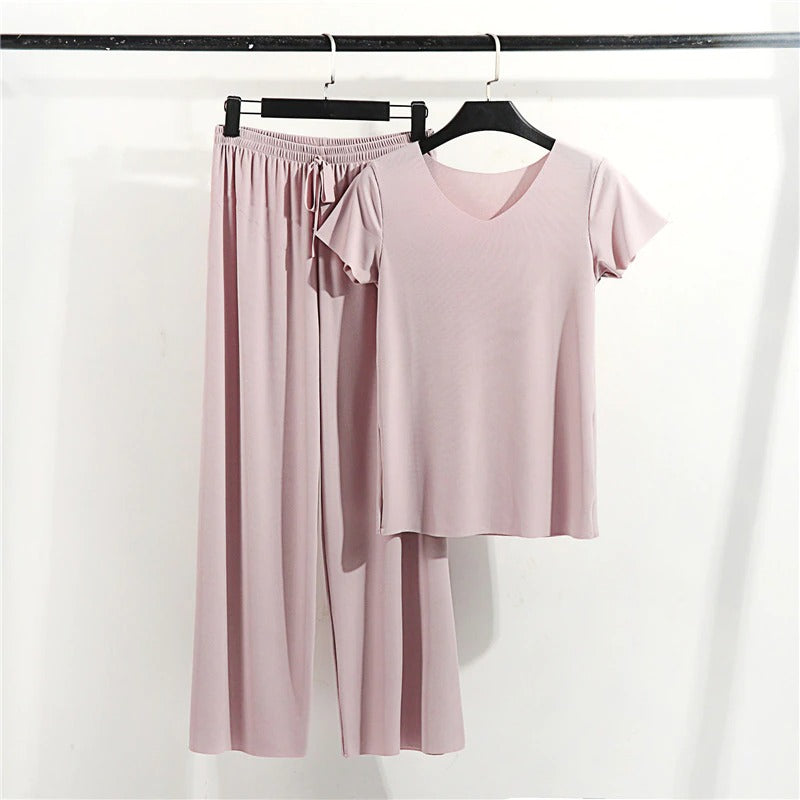 Women's 2 Piece Lounge Wear Set-Original Pajamas