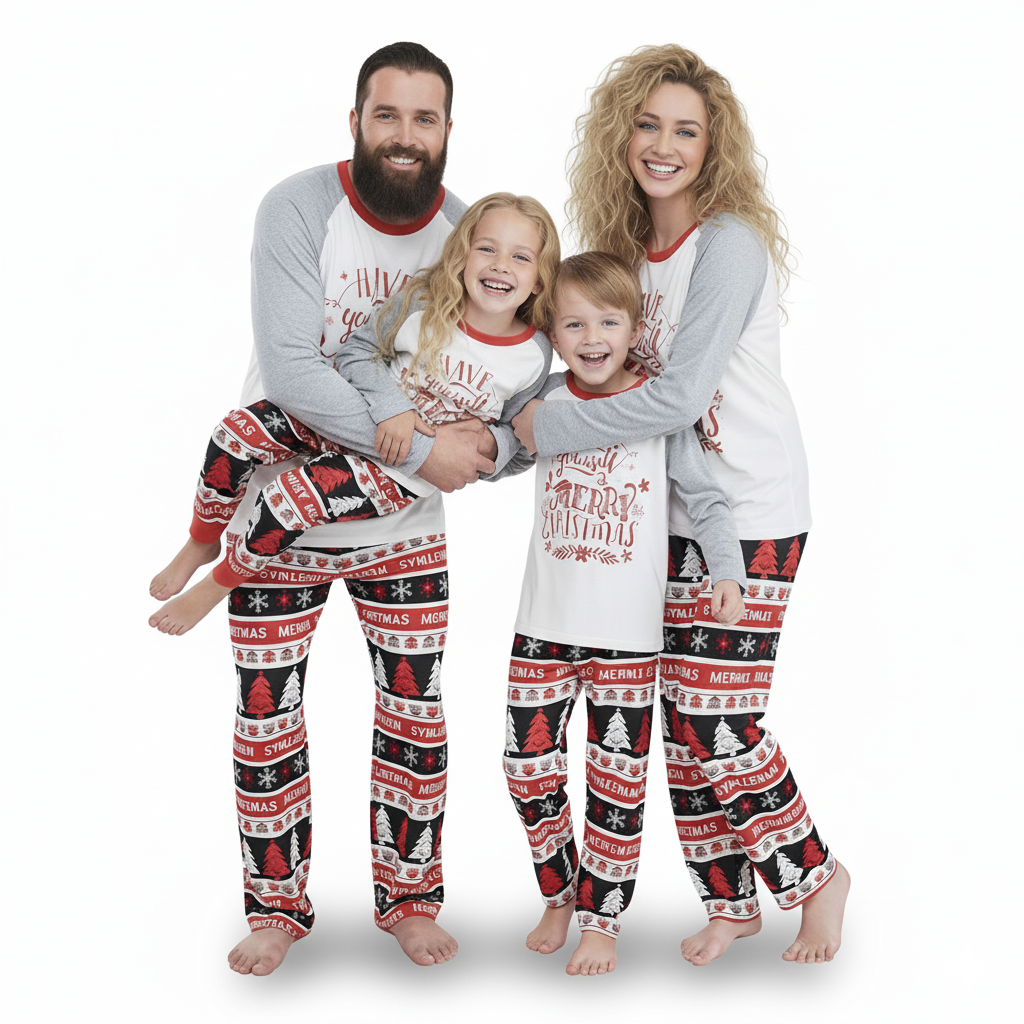 Family Matching Christmas Pajamas Set