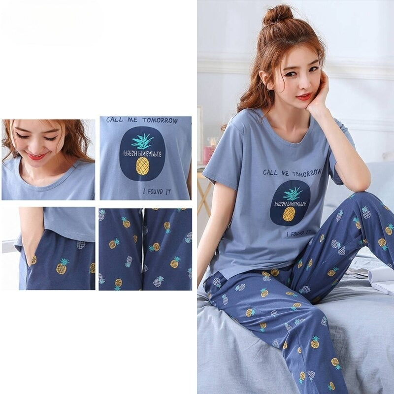Women's Cartoon Pajamas Set-Original Pajamas