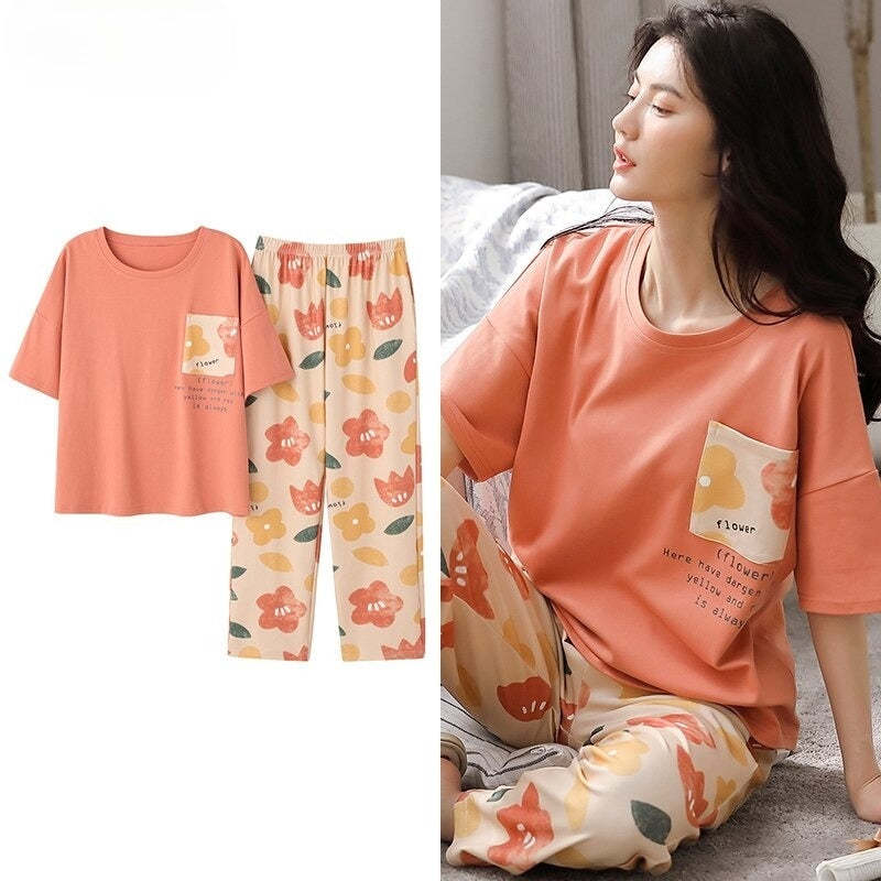 Women's Cartoon Pajamas Set-Original Pajamas