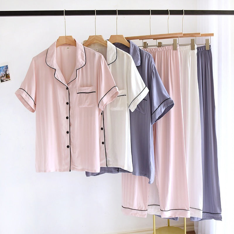 Men & Women's 2 Piece Short Sleeve Pajama Set-Original Pajamas