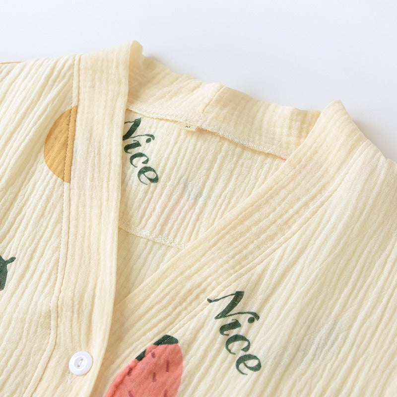 Women's Short Sleeve 2 Piece Pajama Set-Original Pajamas