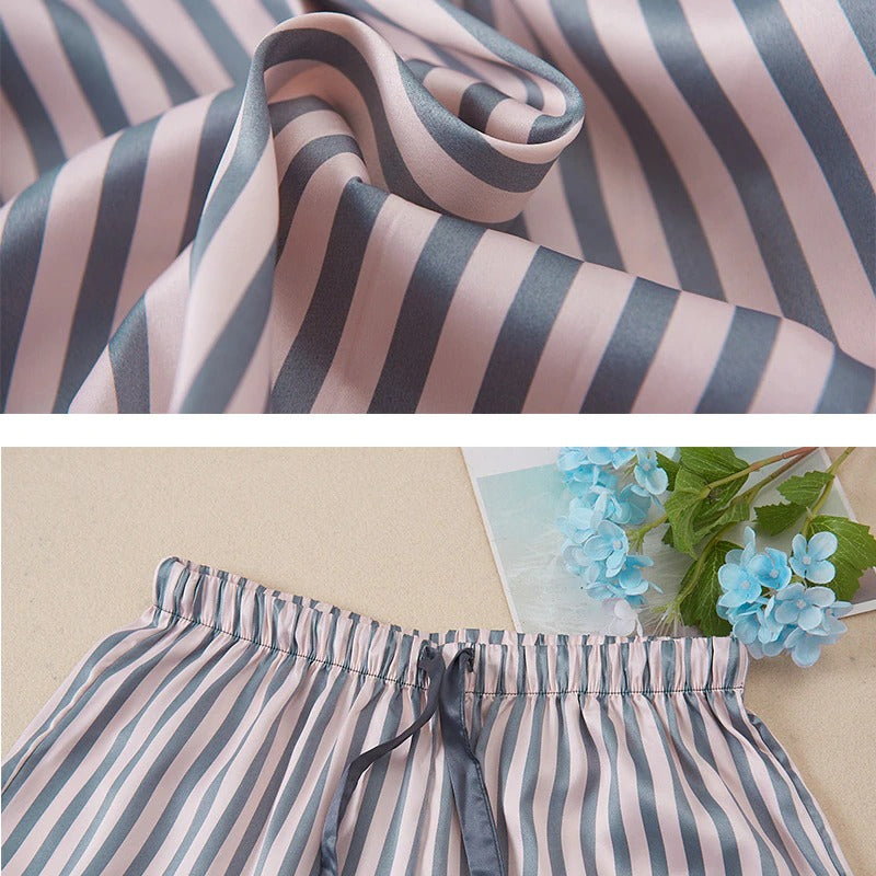 Women Stripes Sleepwear Pajamas Loungewear-Original PajamasWomen Stripes Sleepwear Pajamas Loungewear - Image 14