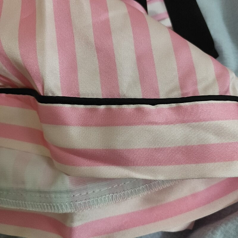 Women Stripes Sleepwear Pajamas Loungewear-Original PajamasWomen Stripes Sleepwear Pajamas Loungewear - Image 9