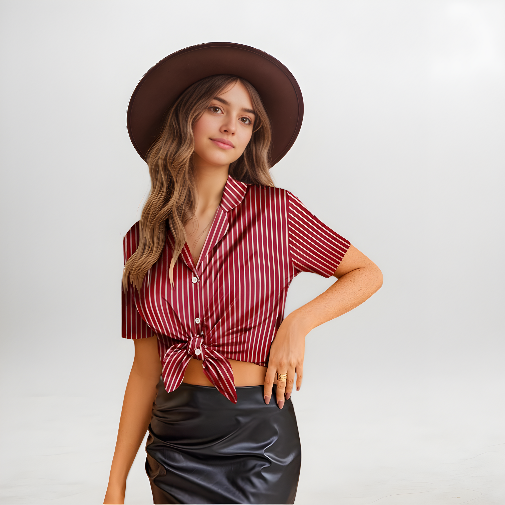 Women Ruffle Lingerie Notch Collar Sleepwear Satin 2 Piece Pajama Set