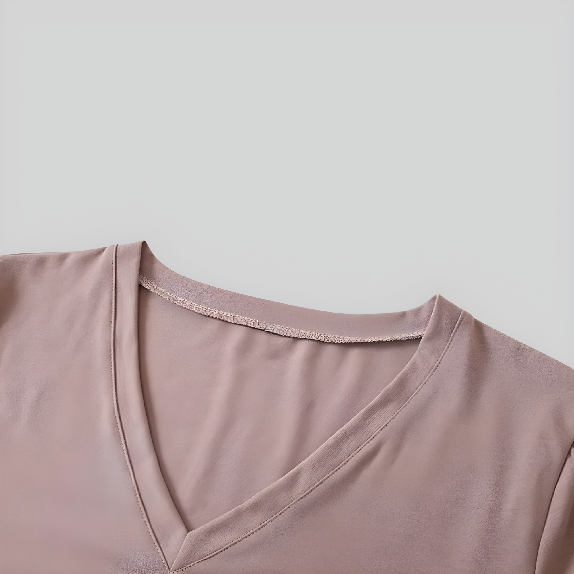 V Shape Sleepwear Top And Capri Pajama Lounge Sets