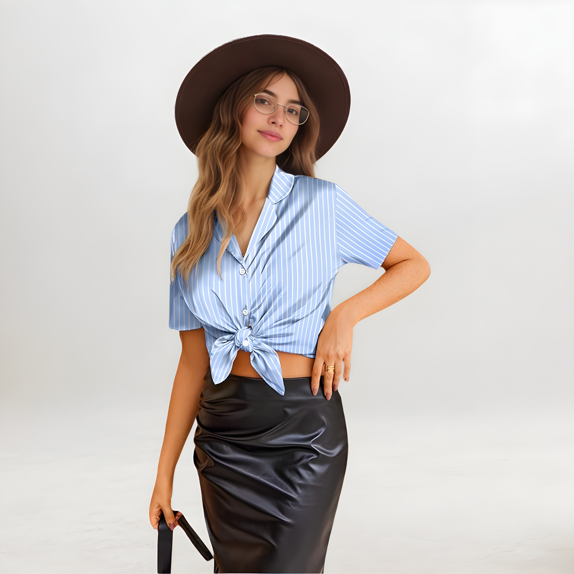 Women Ruffle Lingerie Notch Collar Sleepwear Satin 2 Piece Pajama Set