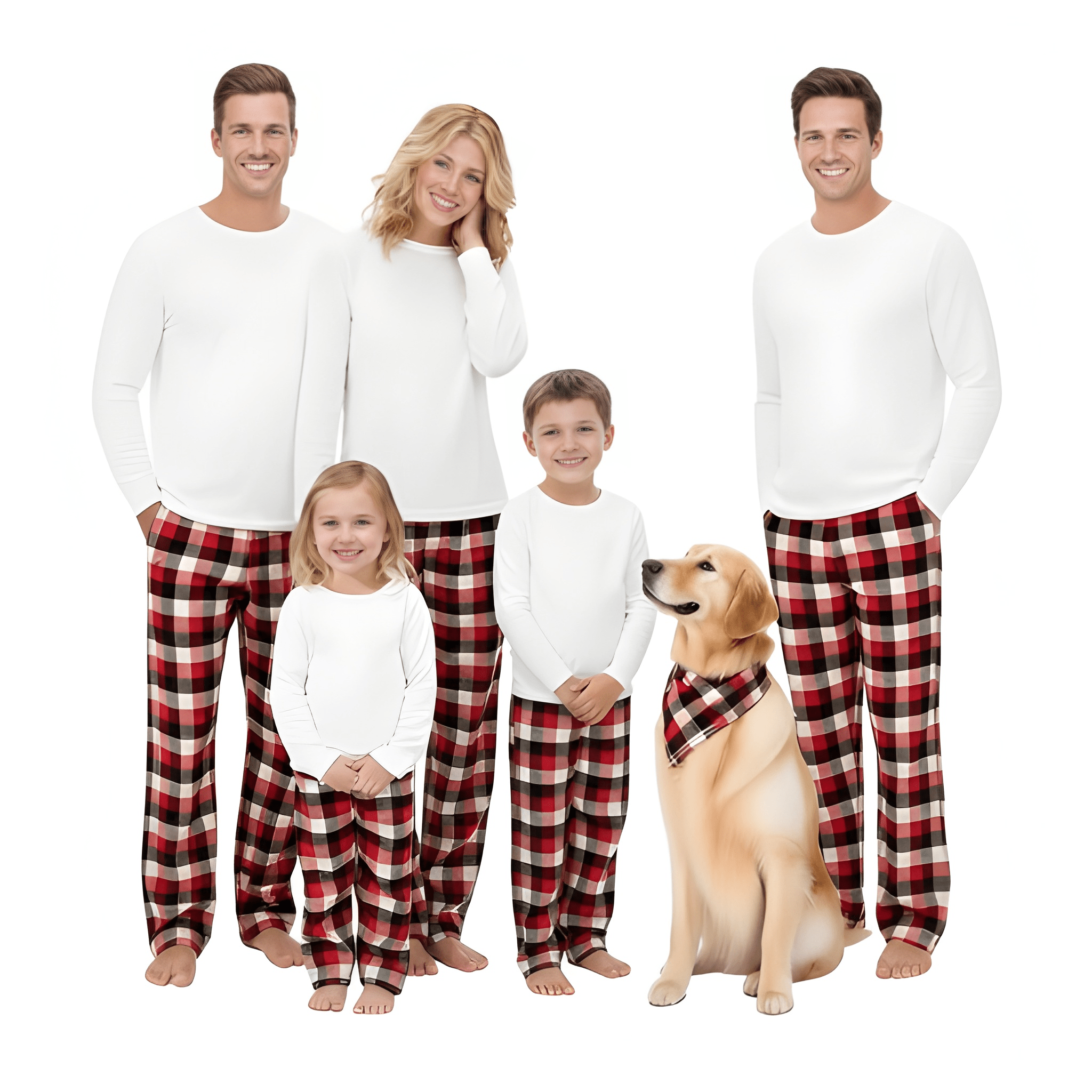 Matching Christmas Pajamas Set Holiday Family Jammies Sleepwear
