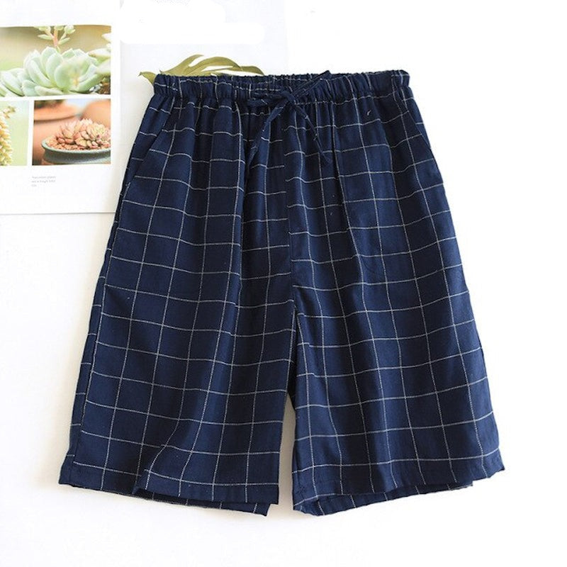 Men & Women Cotton Plaid Shorts-Original Pajamas