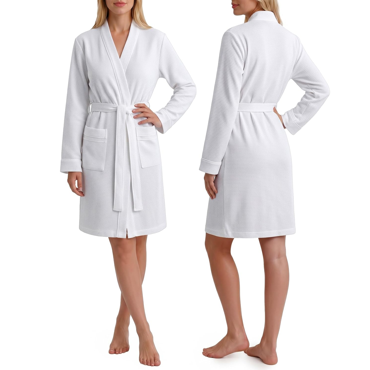 Soft Lightweight Waffle Robes for Women