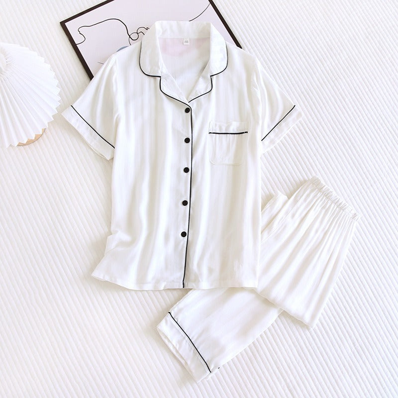 Men & Women's 2 Piece Short Sleeve Pajama Set-Original Pajamas