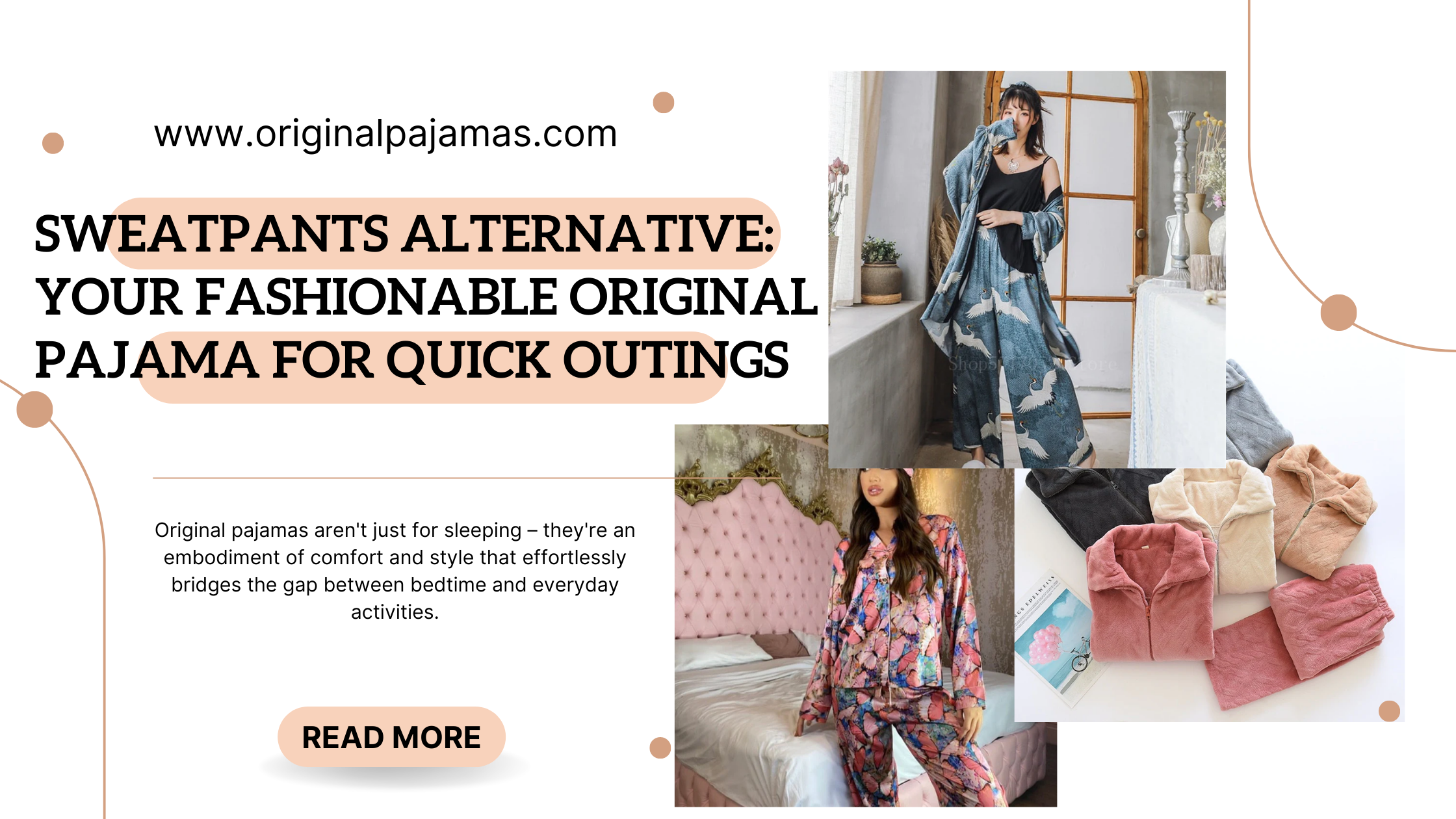 Sweatpants Alternative: Your Fashionable Original Pajama for Quick Outings-Original Pajamas