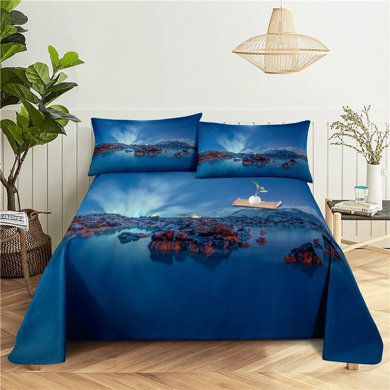 Starry Universe Print Bedding SetStarry Universe Print Bedding Set - Image 4