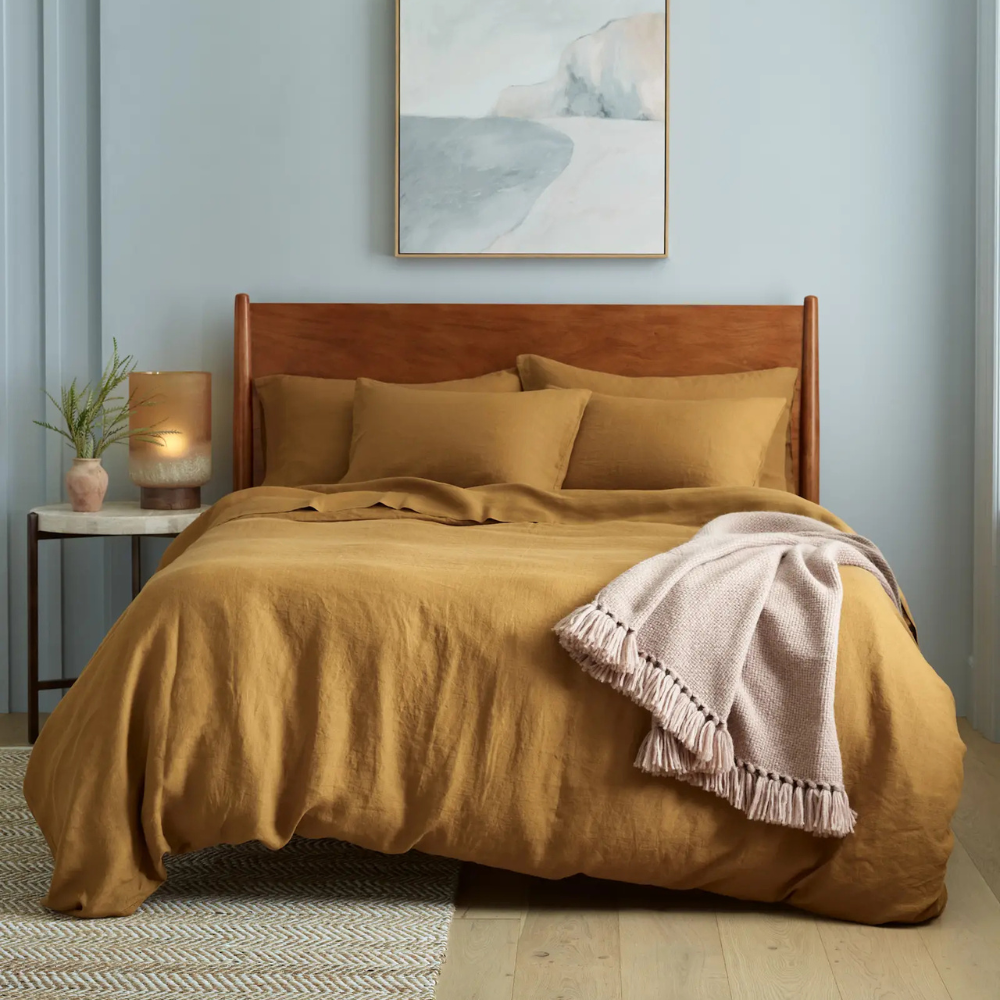 Classic European Linen Bedding SetClassic European Linen Bedding Set - Image 2