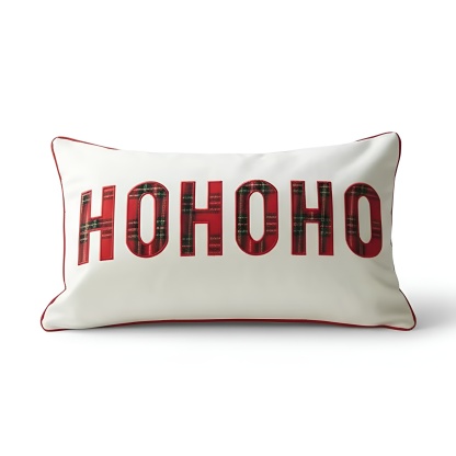 Plaid Print Christmas Decoration Cushion Cover Pillow Case