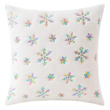 Christmas Embroidered Tree Cartoon Decorative Pillow Cushion Cover