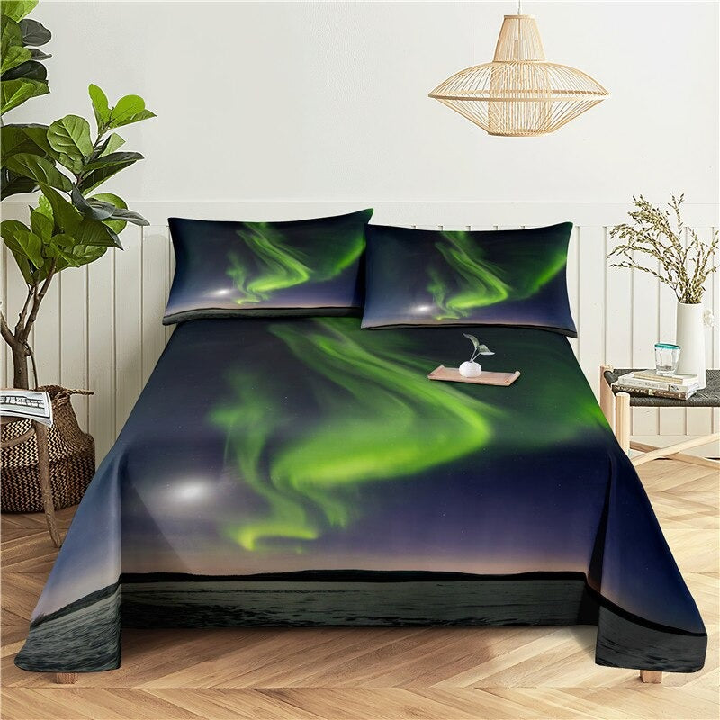 3 Sets Aurora Pillowcase Bedding