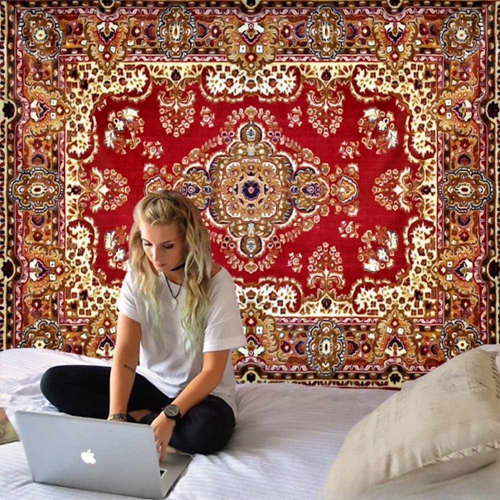 Indian Mandala Hippie Tapestry Wall Hanging Tapis Cloth