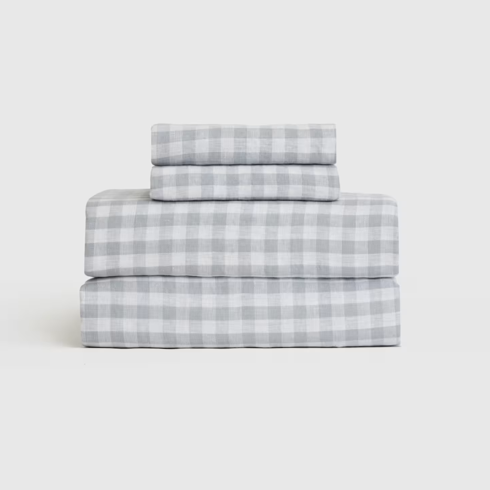 Soft European Linen Bed Sheet Set