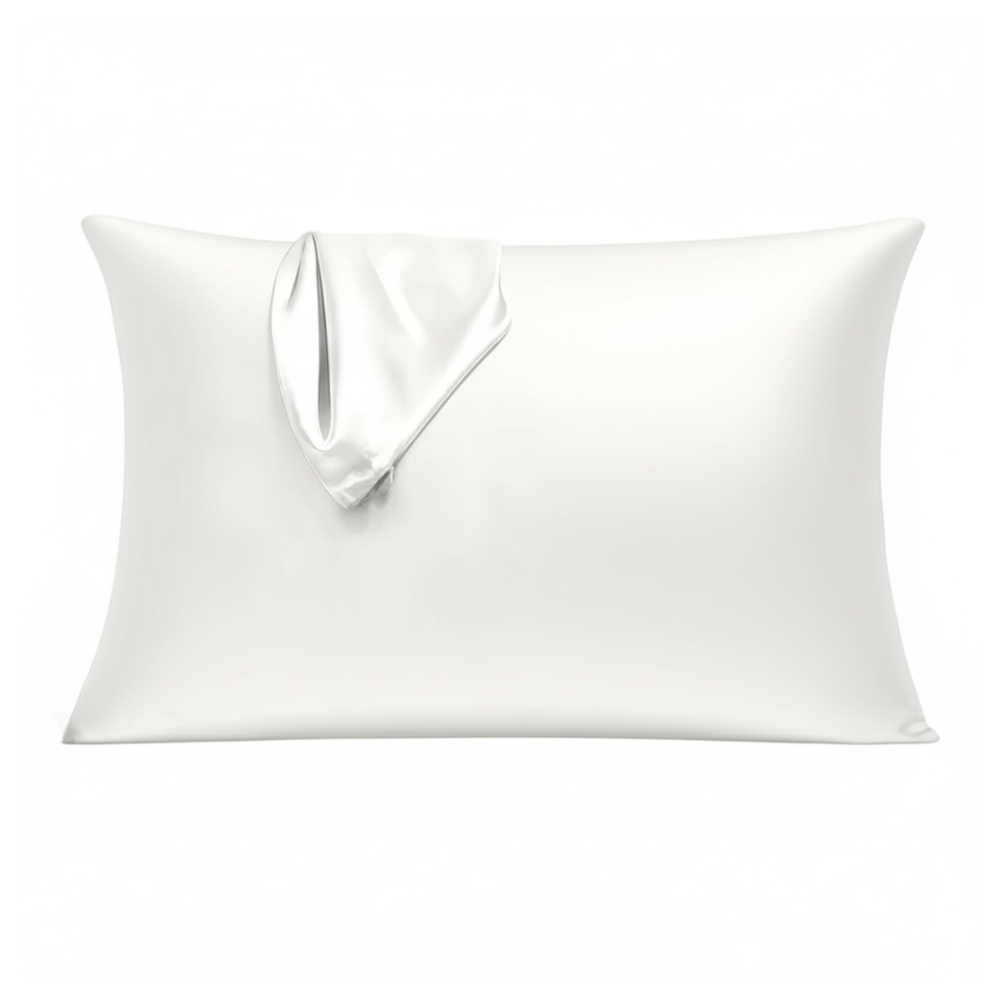 Soft Satin Pillowcase with Zipper for Hair and Cooling ComfortSoft Satin Pillowcase With Zipper For Hair And Cooling Comfort - Image 6