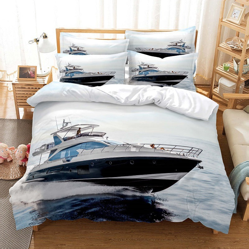 3D Ship Printed Bedding Set