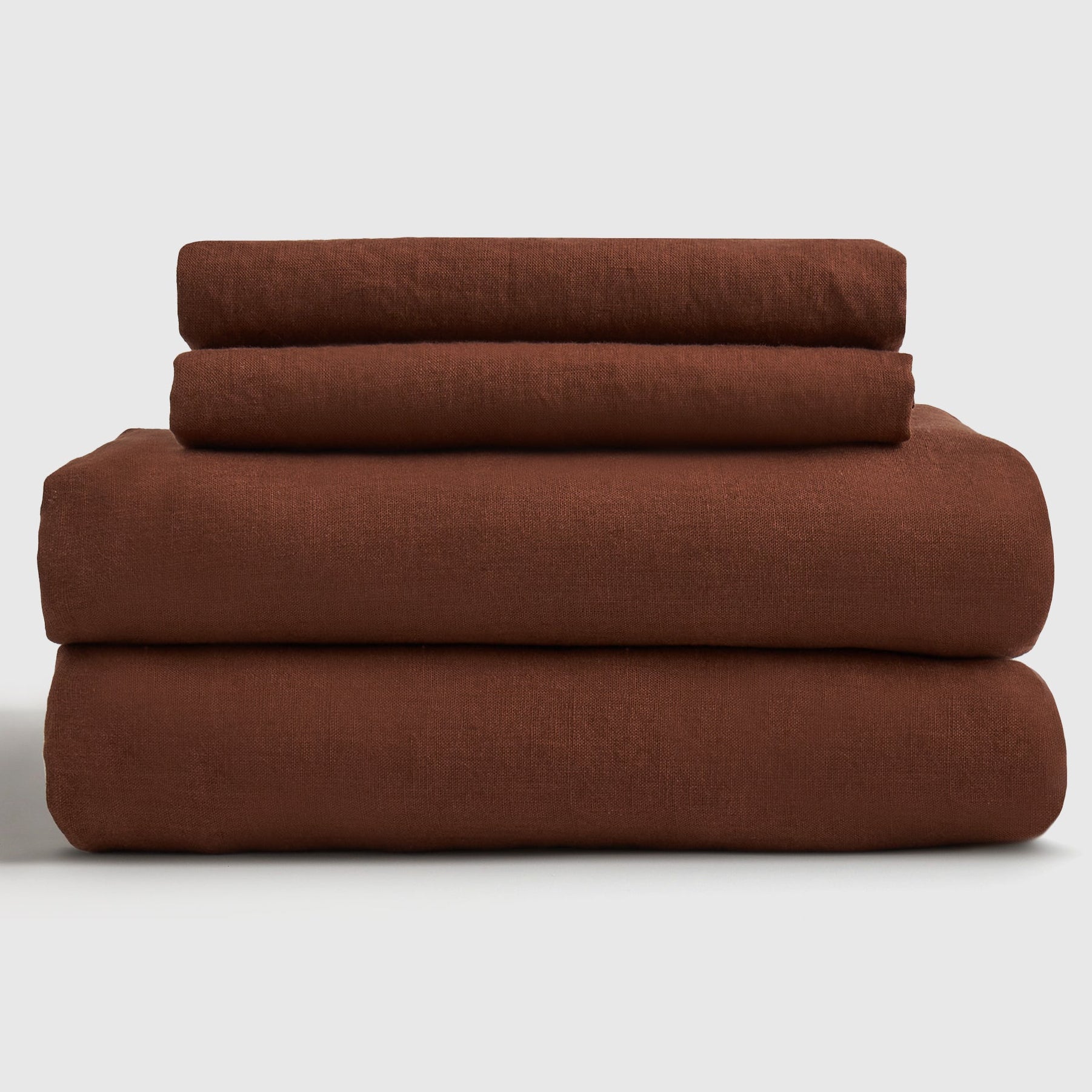 European Flax Linen Fitted Sheet Set