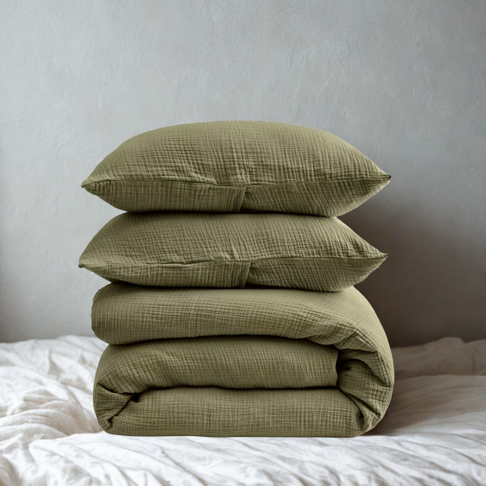 Airy Gauze Duvet Cover SetAiry Gauze Duvet Cover Set - Image 8