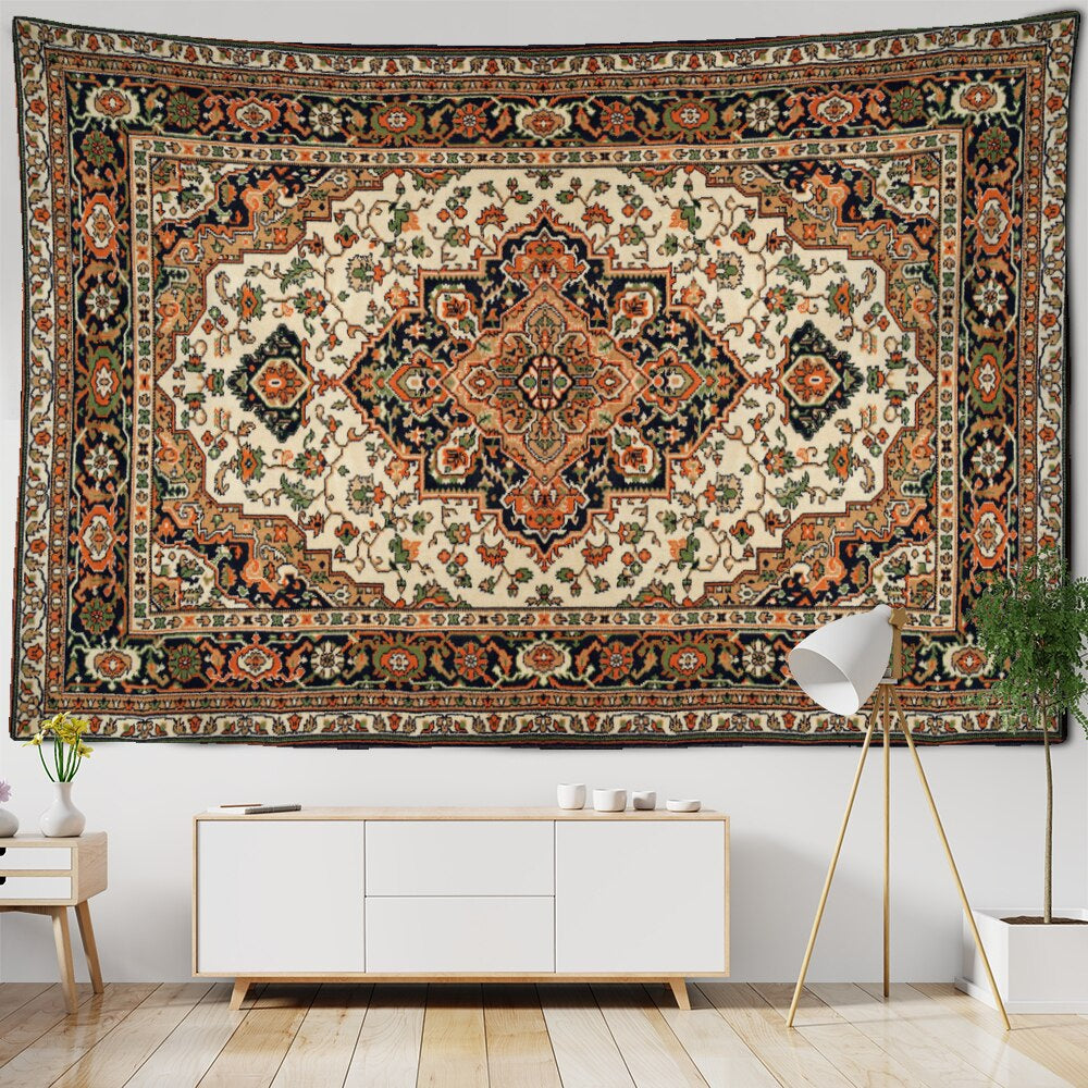 Mandala Print Tapestry Wall Hanging Tapis Cloth