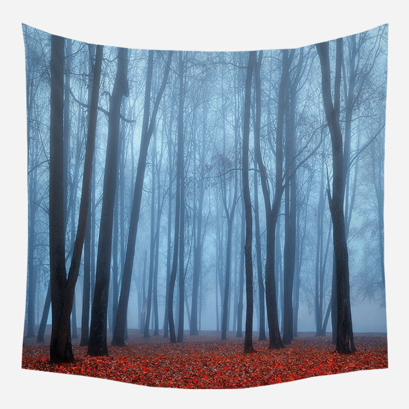 Long Forest Trees Tapestry Wall Hanging Tapis Cloth