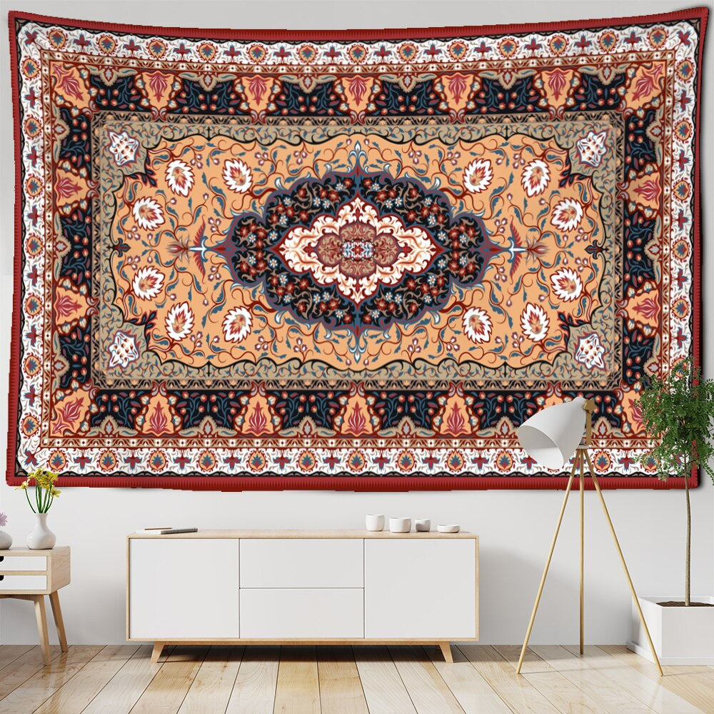 Mandala Print Tapestry Wall Hanging Tapis Cloth