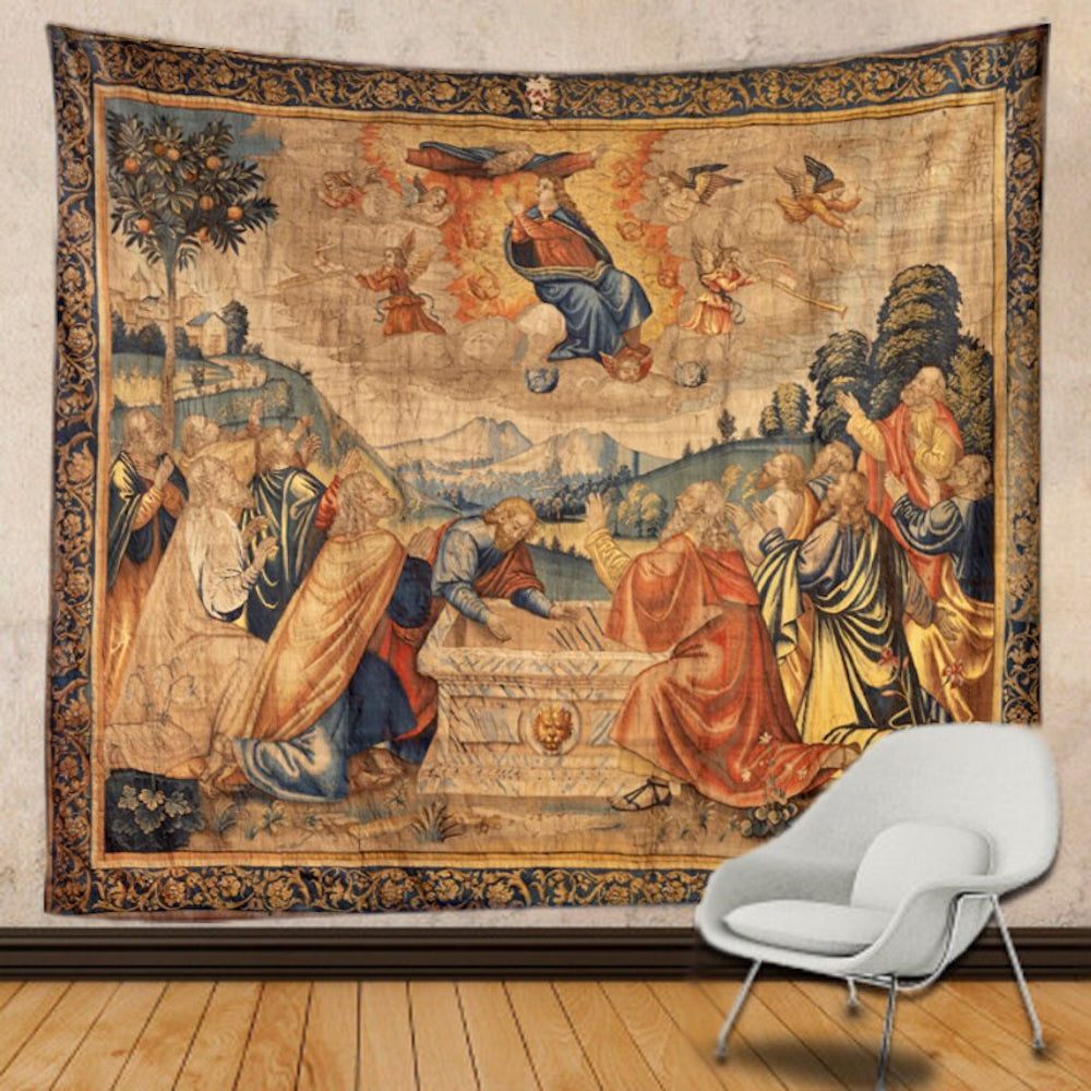 Mandala Print Tapestry Wall Hanging Tapis Cloth