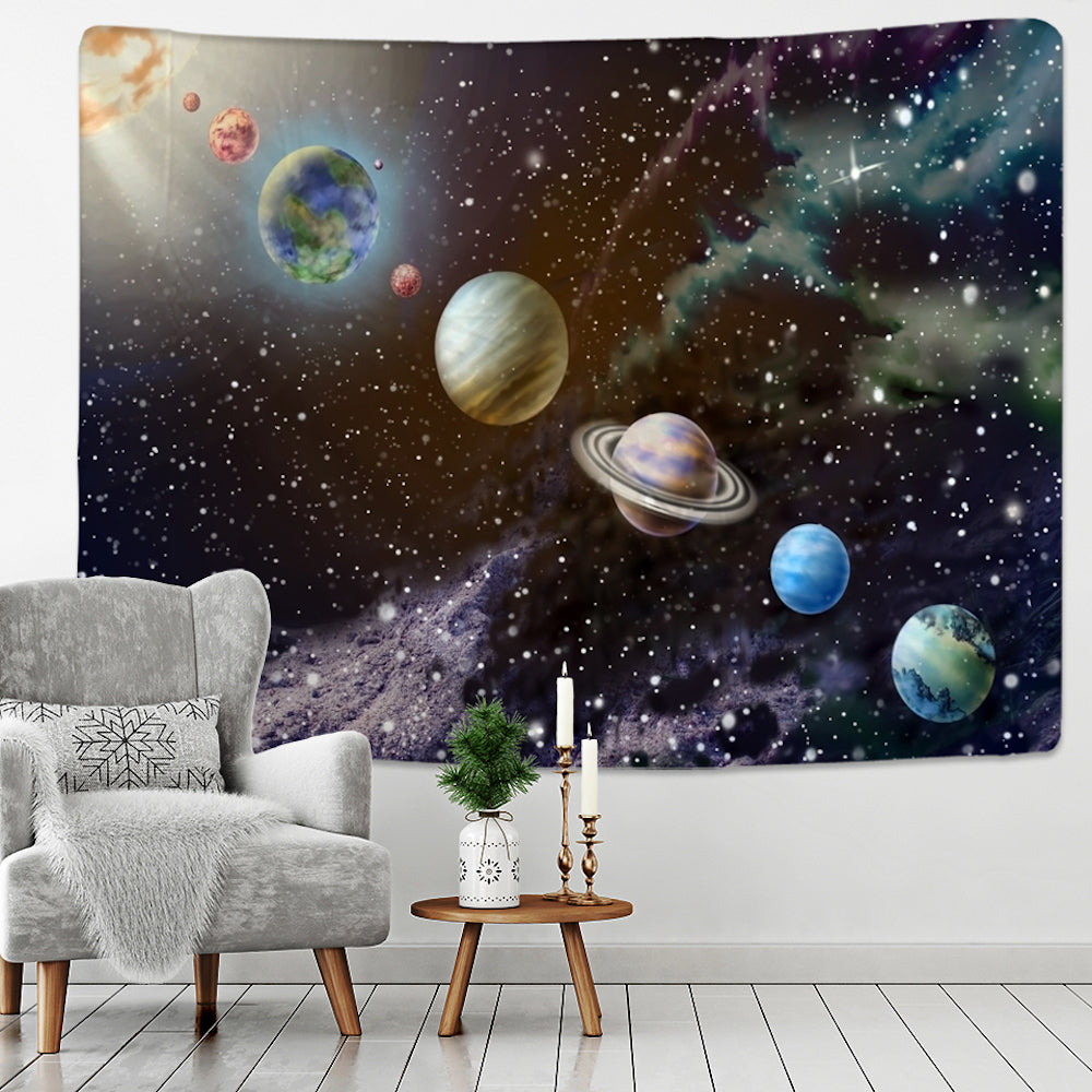 Galaxy Printed Tapestry Wall Hanging Tapis Cloth