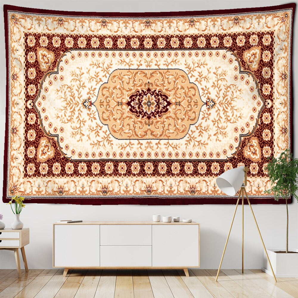 Indian Mandala Pattern Tapestry Wall Hanging Tapis Cloth