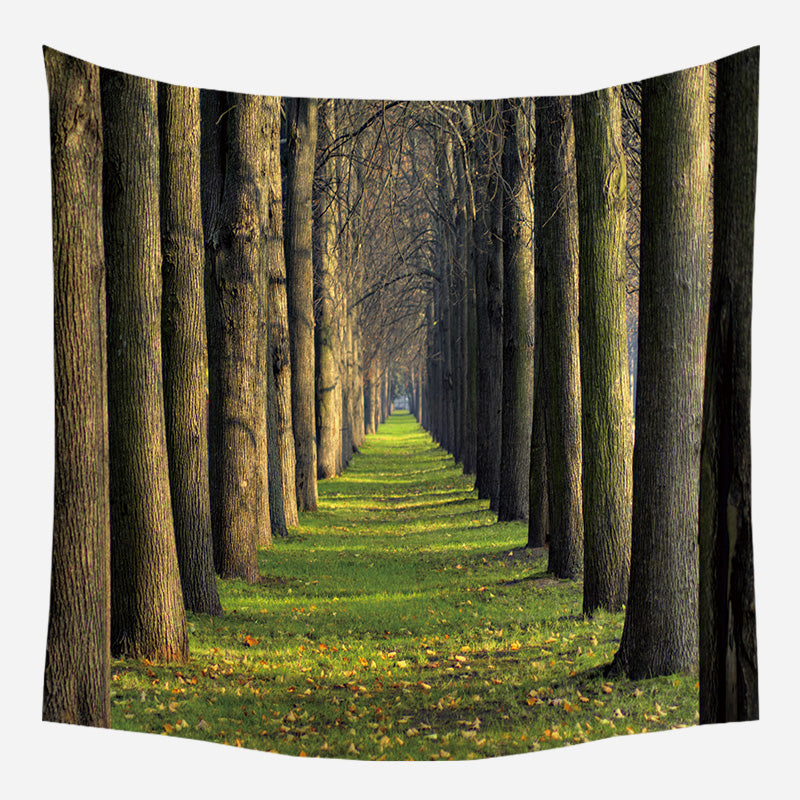 The Green Tunnel Tapestry Wall Hanging Tapis Cloth