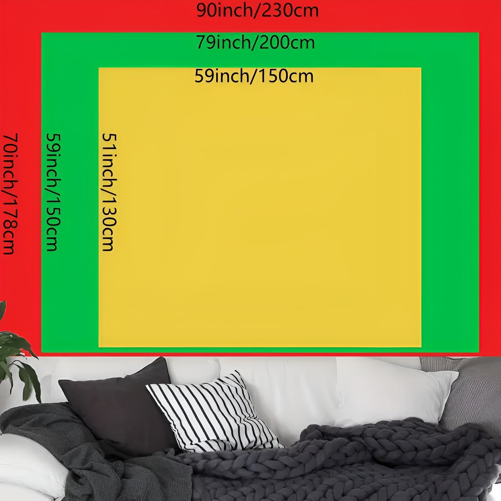 UV Reactive Tree Of Life Wall Tapestry With Psychedelic Design