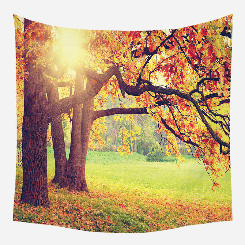 Original Yellow Silhouette Tapestry