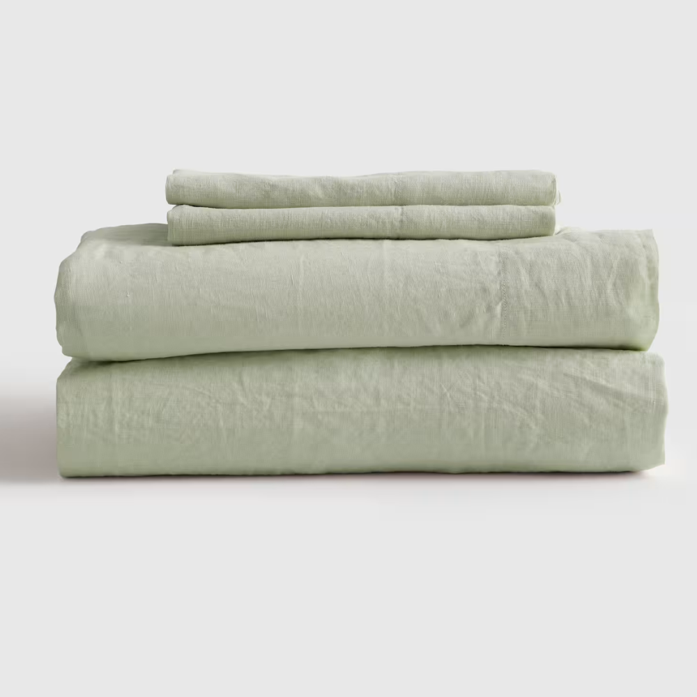 European Flax Linen Bed Sheet  Set