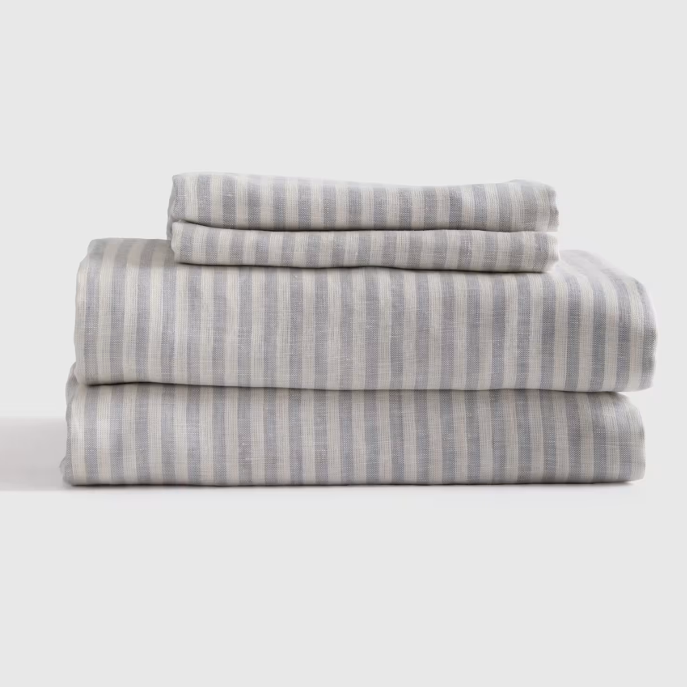 Soft European Linen Bed Sheet Set