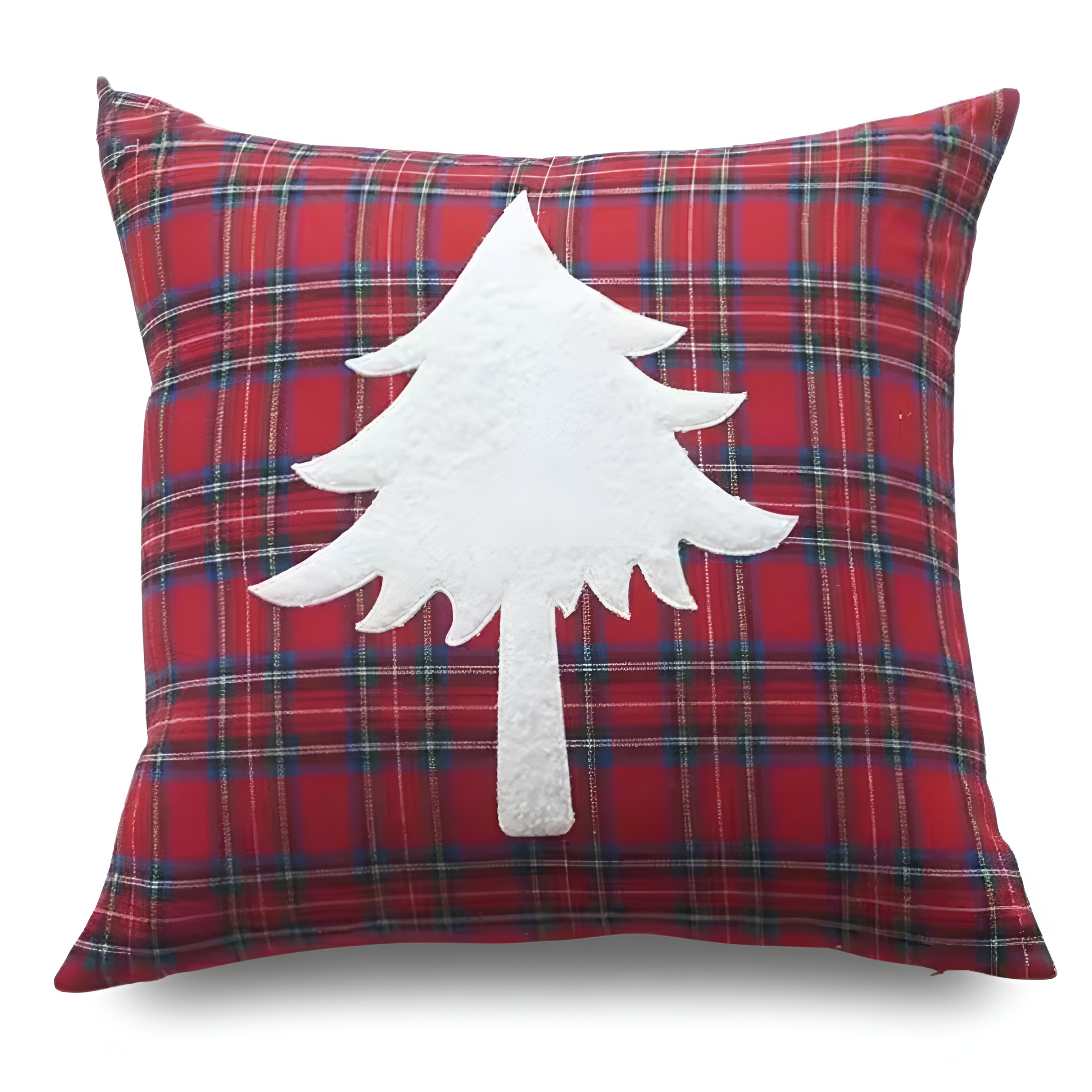 Plaid Print Christmas Decoration Pillow Case Cushion CoverPlaid Print Christmas Decoration Pillow Case Cushion Cover - Image 6