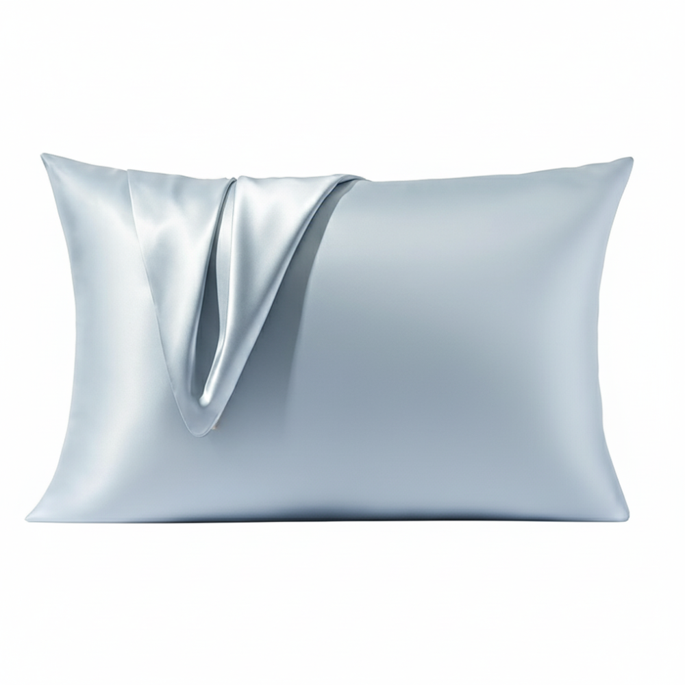 Soft Satin Pillowcase with Zipper for Hair and Cooling Comfort