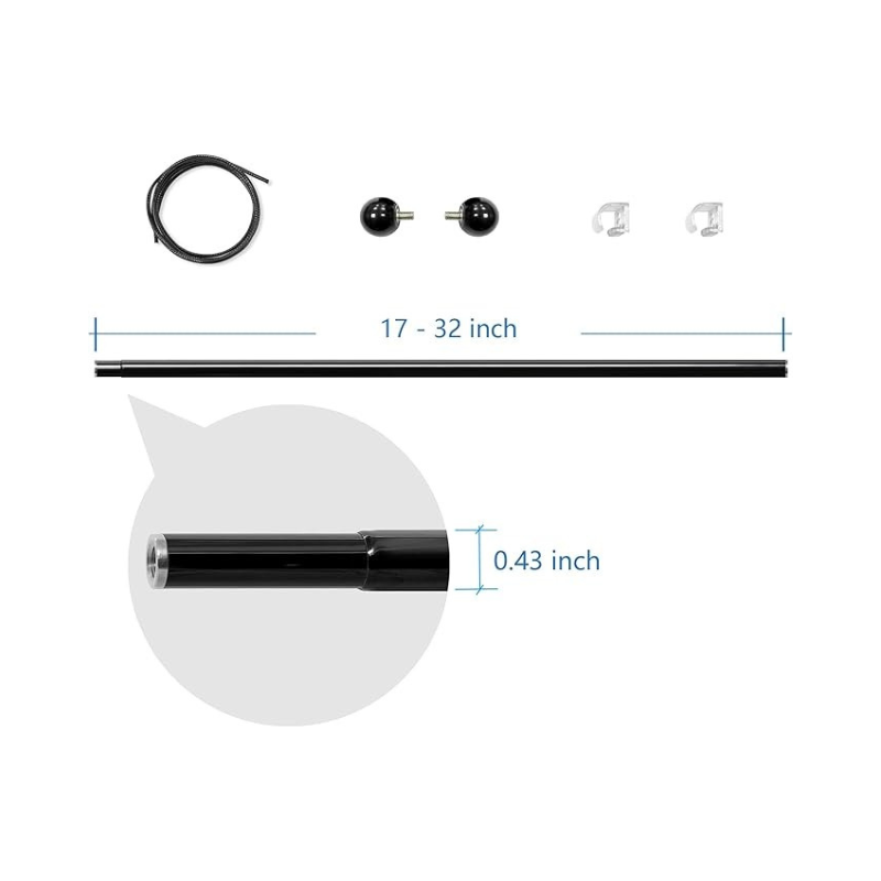 Adjustable Telescopic Wall-Mounted Tapestry Hanging Rod