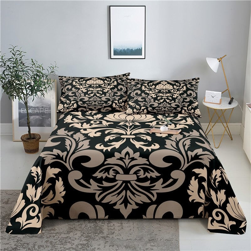 3 Sets Printed Bedding Set