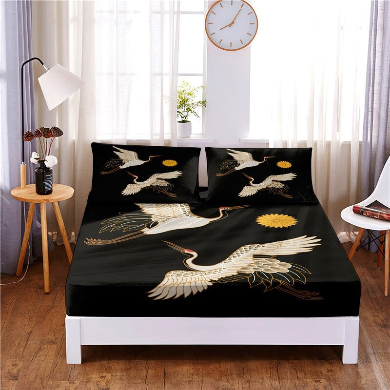 Natural Animals Digital Printed Mattress Cover Set