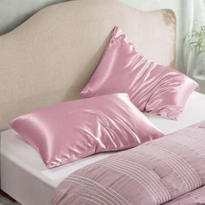 Satin Body Pillowcase for Hair and Skin Silky And Super Soft With Zipper Closure