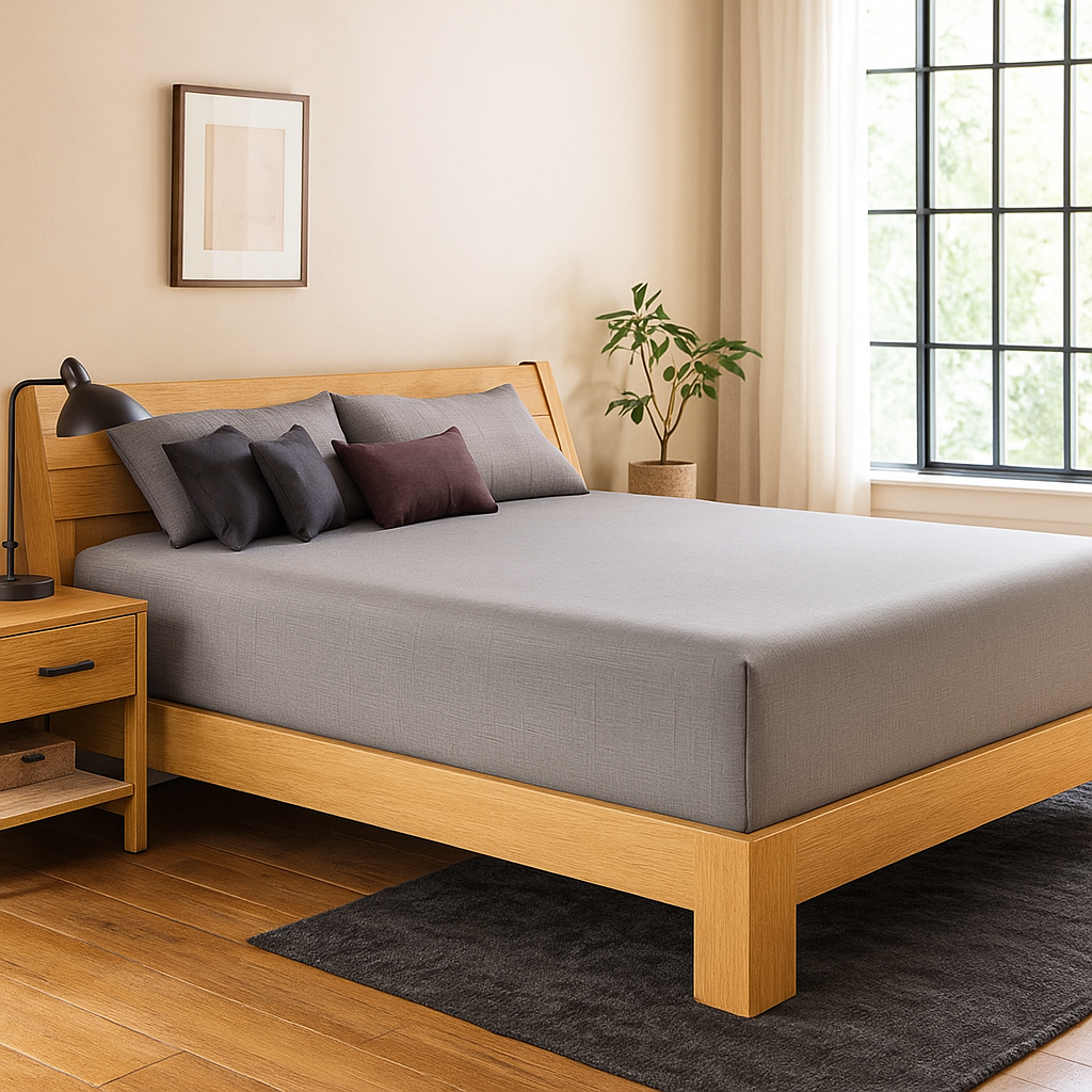 Grounding Sheet 90% Organic Cotton 10% Pure Silver Fitted Sheet for Better SleepGrounding Sheet 90% Organic Cotton 10% Pure Silver Color Fitted Sheet - Image 3