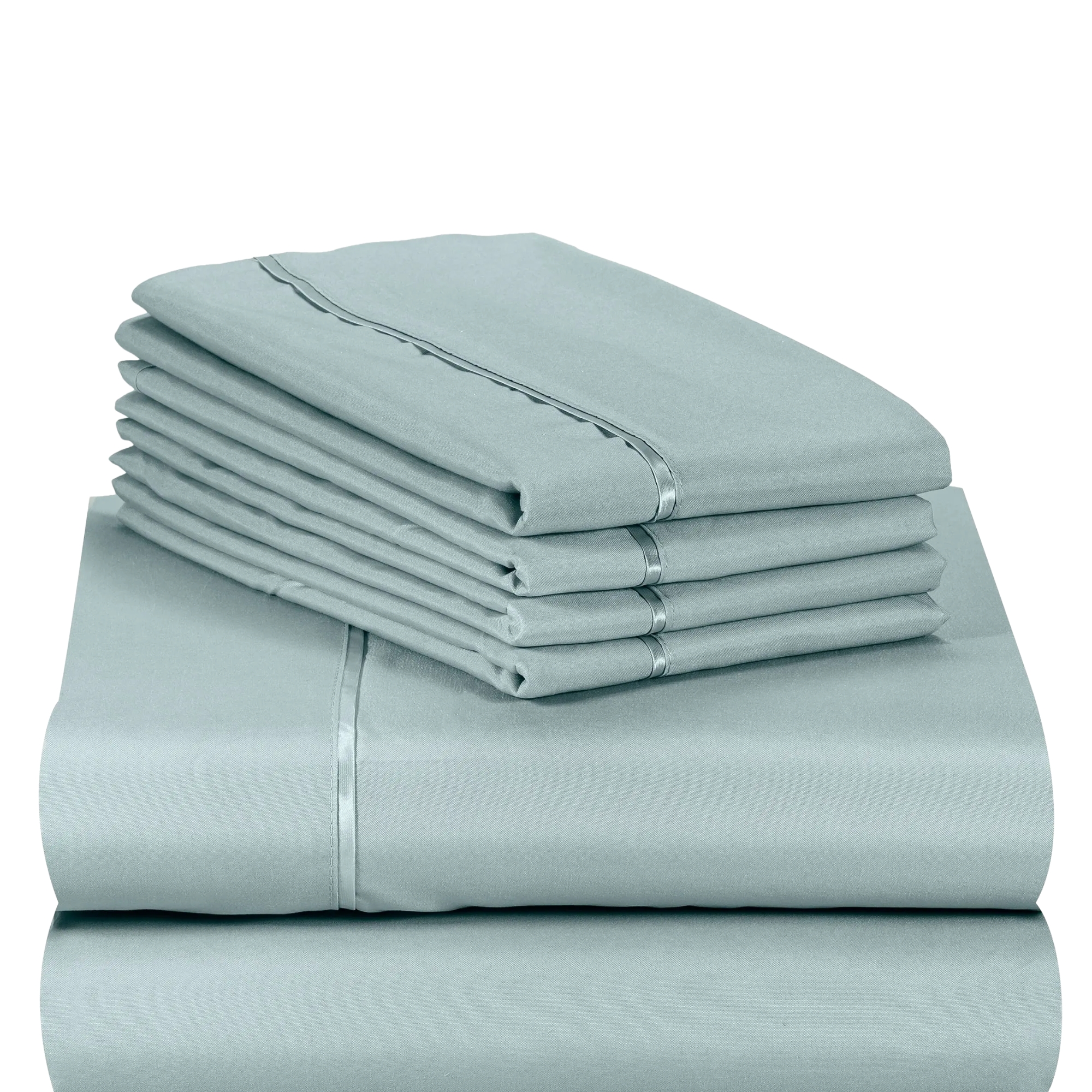 4PC Cooling Microfiber Bed Sheets Set - 18" Deep Pocket, Wrinkle Free, Moisture Wicking