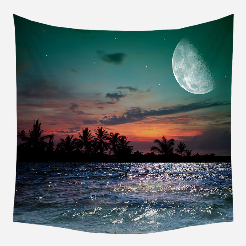 Island Life Tapestry Wall Hanging Tapis Cloth