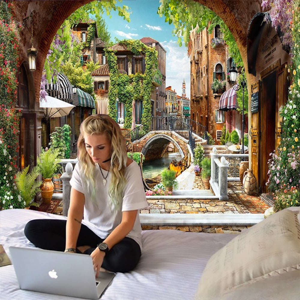 Nordic Style Scenery Tapestry Wall Hanging Tapis Cloth